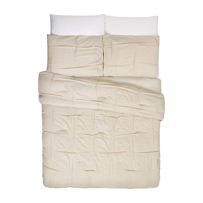 Laurel & Mayfair Riley Pleated 3-pc. Comforter Set