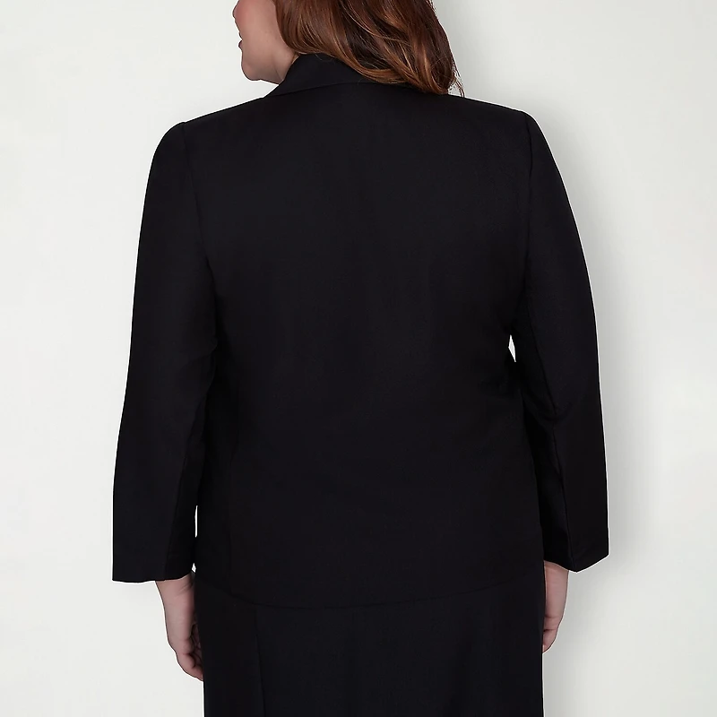 Alfred Dunner Classics Womens Plus Regular Fit Suit Jacket