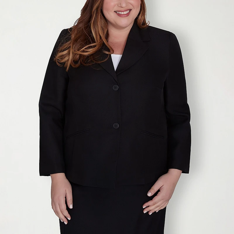 Alfred Dunner Classics Womens Plus Regular Fit Suit Jacket
