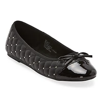 Thereabouts Lexa Little & Big Kid Girls Cap Closed Toe Ballet Flats