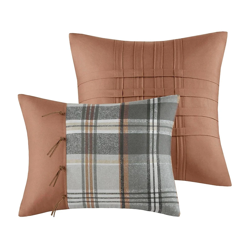Intelligent Design Liam Plaid Midweight Comforter Set