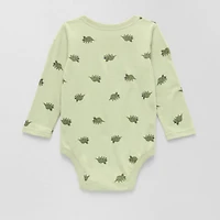 Okie Dokie Baby Boys Round Neck Long Sleeve Bodysuit
