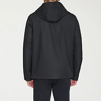 Dockers Mens Hooded Water Resistant Midweight Raincoat
