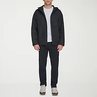 Dockers Mens Hooded Water Resistant Midweight Raincoat