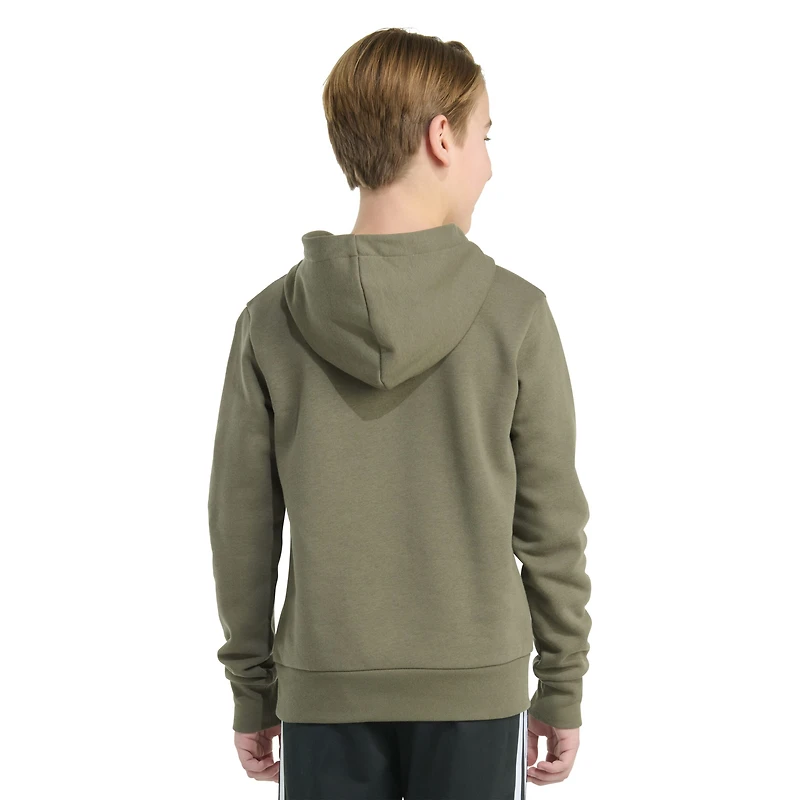 adidas Big Kid Boys Long Sleeve Fleece Active Hoodie