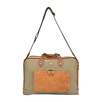 TSD Brand Valley Oak Convertible Weekender Duffel Bag