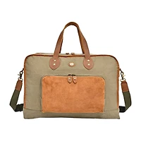 TSD Brand Valley Oak Convertible Weekender Duffel Bag