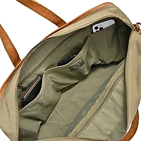 TSD Brand Valley Oak Convertible Weekender Duffel Bag