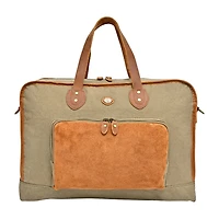 TSD Brand Valley Oak Convertible Weekender Duffel Bag