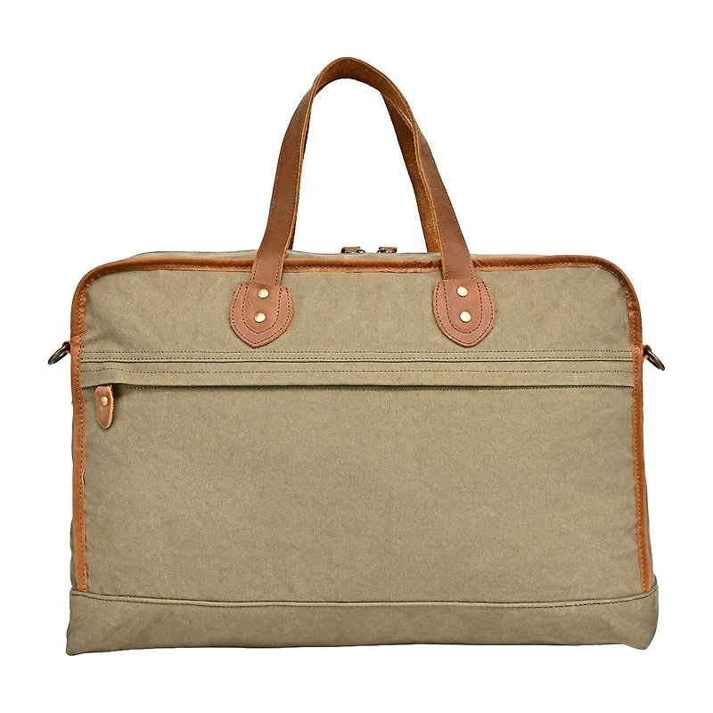 TSD Brand Valley Oak Convertible Weekender Duffel Bag