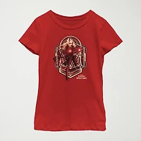 Little & Big Kid Girls Crew Neck Short Sleeve Slim Fit Doctor Strange Marvel Graphic T-Shirt
