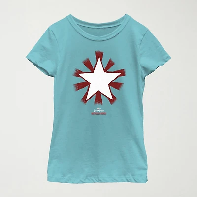 Little & Big Kid Girls Crew Neck Short Sleeve Slim Fit Doctor Strange Marvel Graphic T-Shirt