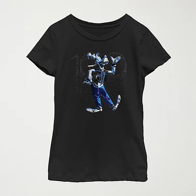 Moon Knight Little & Big Kid Girls Crew Neck Short Sleeve Slim Fit Marvel Graphic T-Shirt
