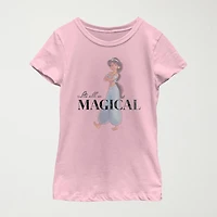 Boba Fett Little & Big Kid Girls Crew Neck Short Sleeve Slim Fit Star Wars Graphic T-Shirt