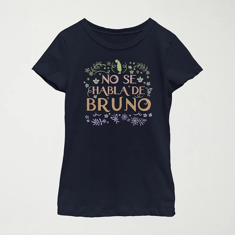 Disney Little & Big Kid Girls Crew Neck Short Sleeve Regular Fit Encanto Graphic T-Shirt