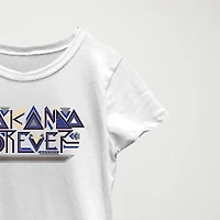 Little & Big Kid Girls Crew Neck Short Sleeve Classic Fit Black Panther Graphic T-Shirt