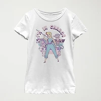 Little & Big Kid Girls Crew Neck Short Sleeve Slim Fit Toy Story Graphic T-Shirt