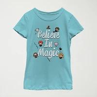 Little & Big Kid Girls Crew Neck Short Sleeve Slim Fit Harry Potter Graphic T-Shirt