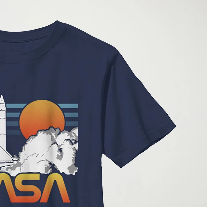 Little & Big Kid Boys Crew Neck Short Sleeve Regular Fit NASA Graphic T-Shirt