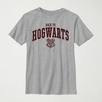 Little & Big Kid Boys Crew Neck Short Sleeve Slim Fit Harry Potter Graphic T-Shirt