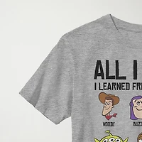 Little & Big Kid Boys Crew Neck Short Sleeve Slim Fit Toy Story Graphic T-Shirt
