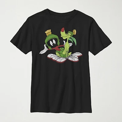 Little & Big Kid Boys Crew Neck Short Sleeve Slim Fit Looney Tunes Graphic T-Shirt
