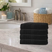 Home Weavers Inc Willow Collection 100% Cotton Zero Twist -pc. Hand Towel