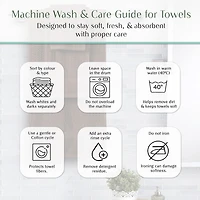 Home Weavers Inc Willow Collection 100% Cotton Zero Twist 4-pc. Hand Towel