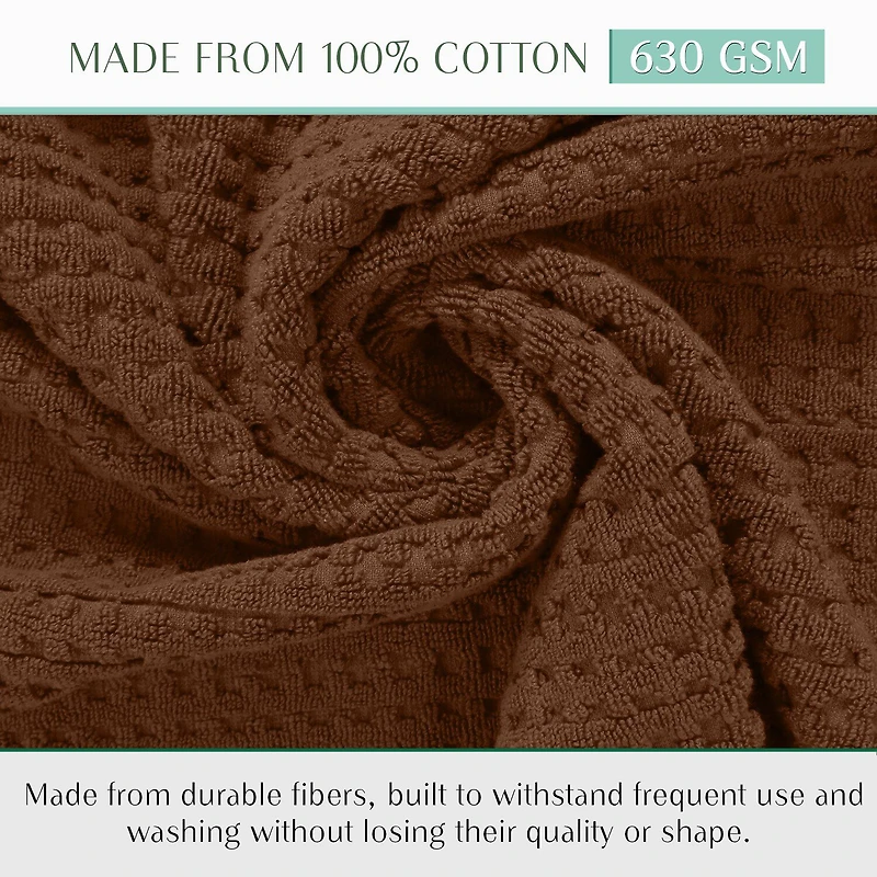Home Weavers Inc Willow Collection 100% Cotton Zero Twist 4-pc. Hand Towel