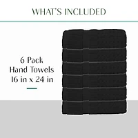 Home Weavers Inc Willow Collection 100% Cotton Zero Twist -pc. Hand Towel