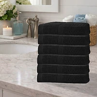 Home Weavers Inc Willow Collection 100% Cotton Zero Twist -pc. Hand Towel