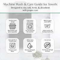 Home Weavers Inc Willow Collection 100% Cotton Zero Twist -pc. Hand Towel