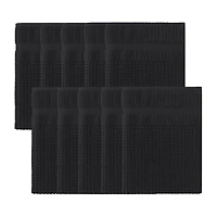 Home Weavers Inc Willow Collection 100% Cotton Zero Twist 10-pc. Quick Dry Bath Towel Set