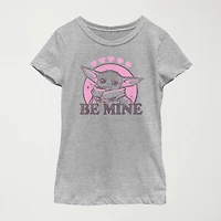 Little & Big Kid Girls Crew Neck Short Sleeve Regular Fit Star Wars Graphic T-Shirt