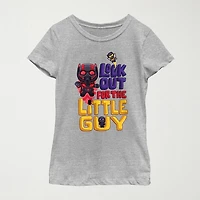 Quantumania Little & Big Kid Girls Crew Neck Short Sleeve Regular Fit Ant Man Graphic T-Shirt
