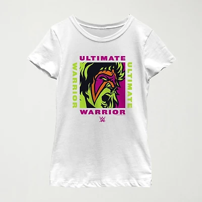 Little & Big Kid Girls Crew Neck Short Sleeve Regular Fit WWE Graphic T-Shirt
