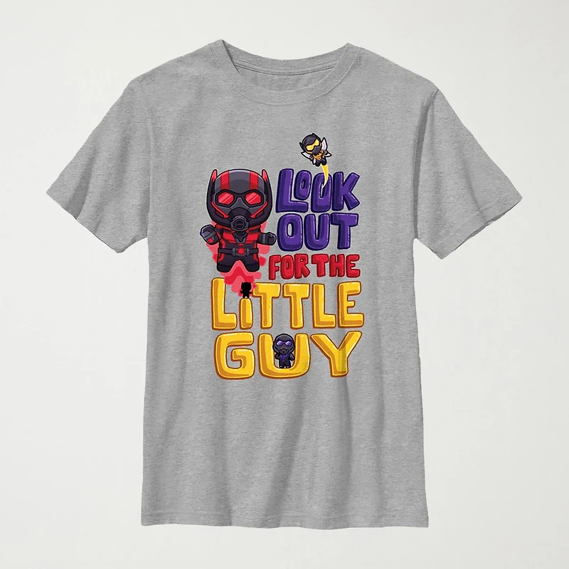 Quantumania Little & Big Kid Boys Crew Neck Short Sleeve Regular Fit Ant Man Graphic T-Shirt