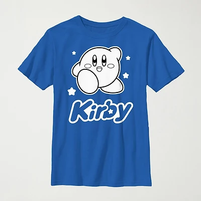 Kirby Little & Big Kid Boys Crew Neck Short Sleeve Regular Fit Graphic T-Shirt