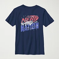 Nerf Little & Big Kid Boys Crew Neck Short Sleeve Regular Fit Graphic T-Shirt