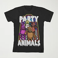 Little & Big Kid Boys Crew Neck Short Sleeve Loose Fit Five Nights at Freddys Graphic T-Shirt