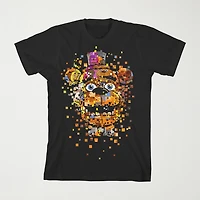 Little & Big Kid Boys Crew Neck Short Sleeve Loose Fit Five Nights at Freddys Graphic T-Shirt