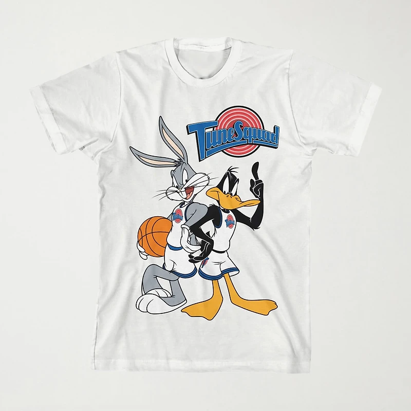 Little & Big Kid Boys Crew Neck Short Sleeve Loose Fit Looney Tunes Graphic T-Shirt