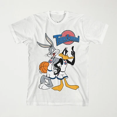 Little & Big Kid Boys Crew Neck Short Sleeve Loose Fit Looney Tunes Graphic T-Shirt