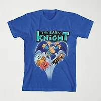 Dog Man Bark Knight Little & Big Kid Boys Crew Neck Short Sleeve Loose Fit Graphic T-Shirt