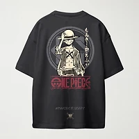 One Piece Little & Big Kid Boys Crew Neck Short Sleeve Oversized Graphic T-Shirt
