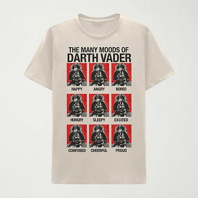 Little & Big Kid Boys Crew Neck Short Sleeve Regular Fit Star Wars Graphic T-Shirt