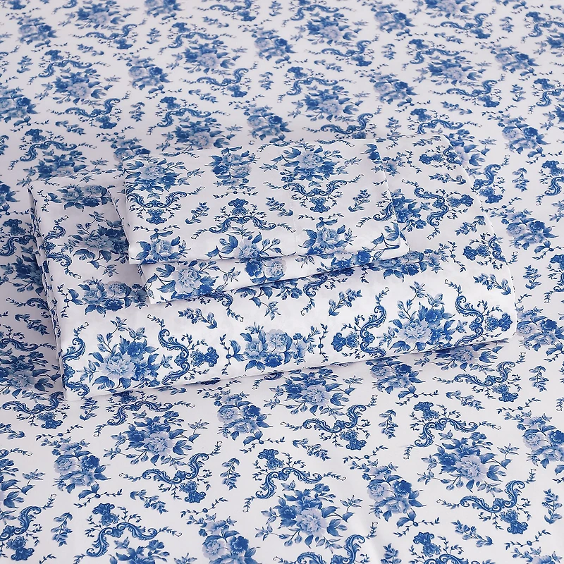 Beatrice Home Fashions Elle Décor Printed Sheet Set