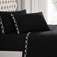 Beatrice Home Fashions Elle Décor Embroidered Sheet Set