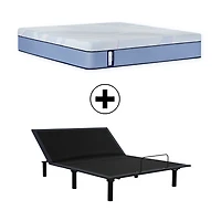 Sealy Posturepedic Ripley 13" Hybrid Medium Tight Top - Mattress + Adjustable Base