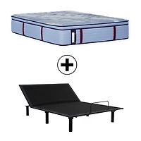Sealy Posturepedic Gatemore 15" Plush Pillow Top - Mattress + Adjustable Base